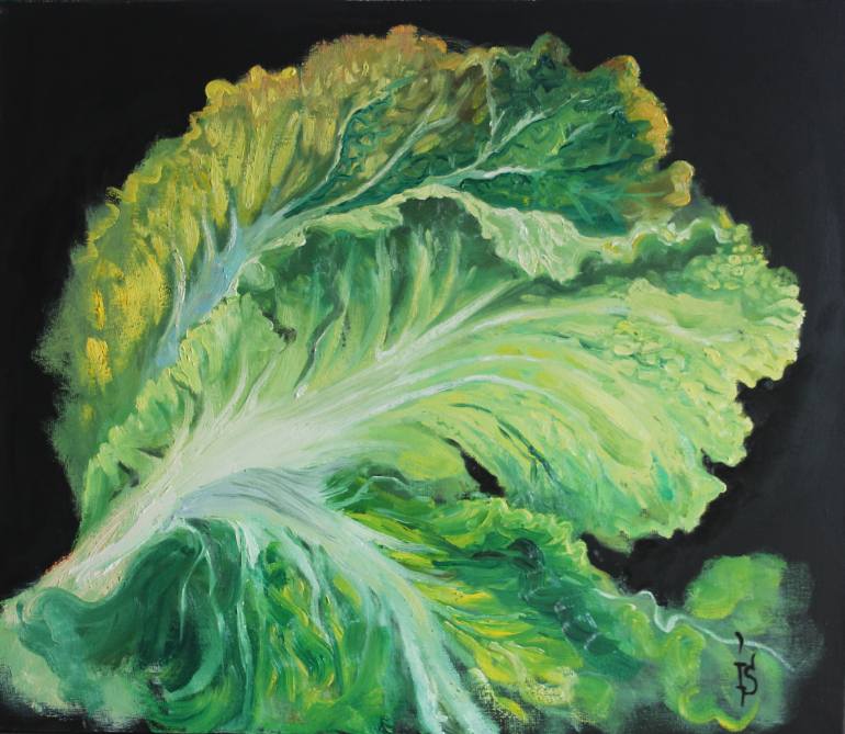 770x669 Saatchi Art Cabbage Painting By Irina Sergeyeva - Cabbage Painting
