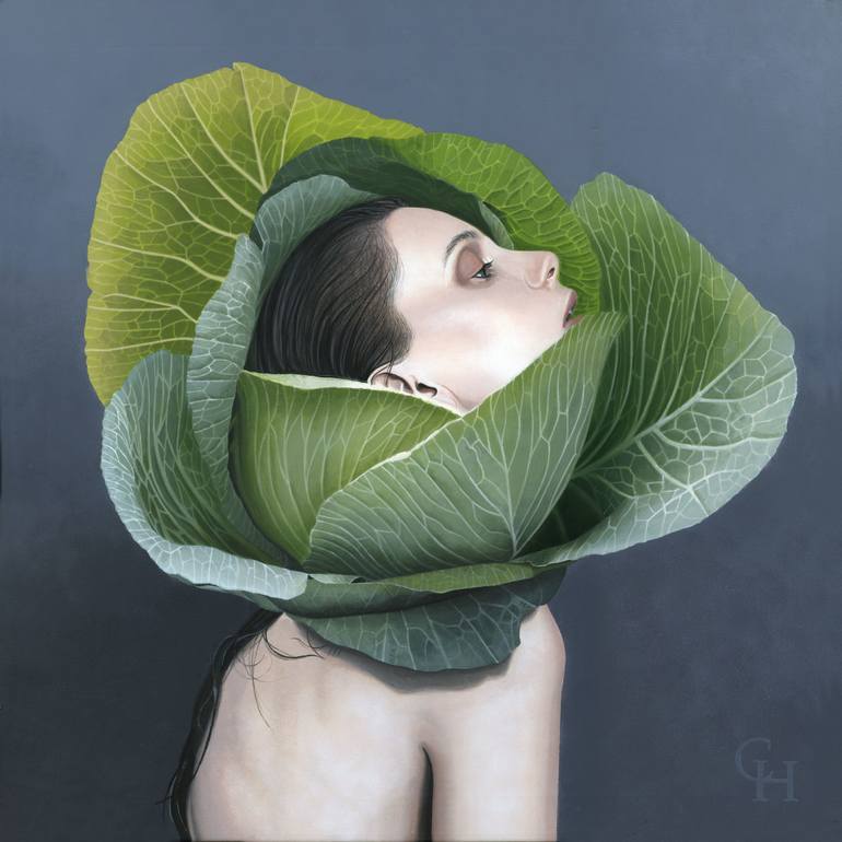 770x770 Saatchi Art The Cabbage Painting By Chiara Cappelletti - Cabbage Painting