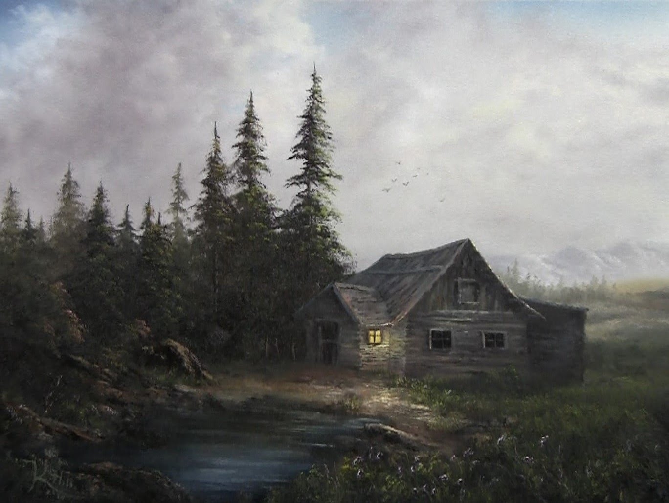 1368x1028 Paint With Kevin Hill - Cabin Painting