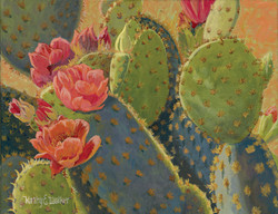 250x192 Cactus Flower Paintings - Cactus Flower Painting