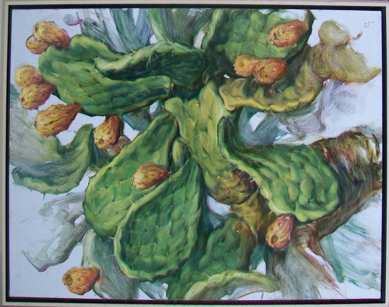 800x632 Buy Cactus - Cactus Oil Painting