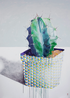 271x380 Cactus Project - Cactus Painting Acrylic