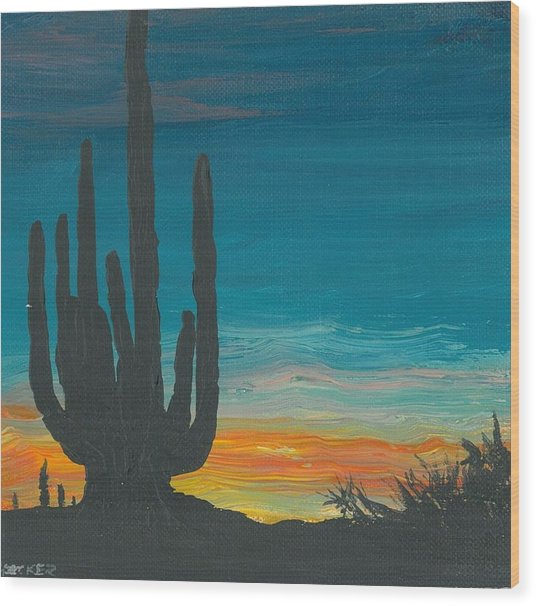 536x606 King Cactus Painting By Dc Decker - Cactus Painting Acrylic