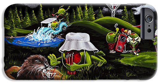 525x275 Caddy Shack Iphone 6 Case For Sale By Michael Godard - Caddyshack Painting