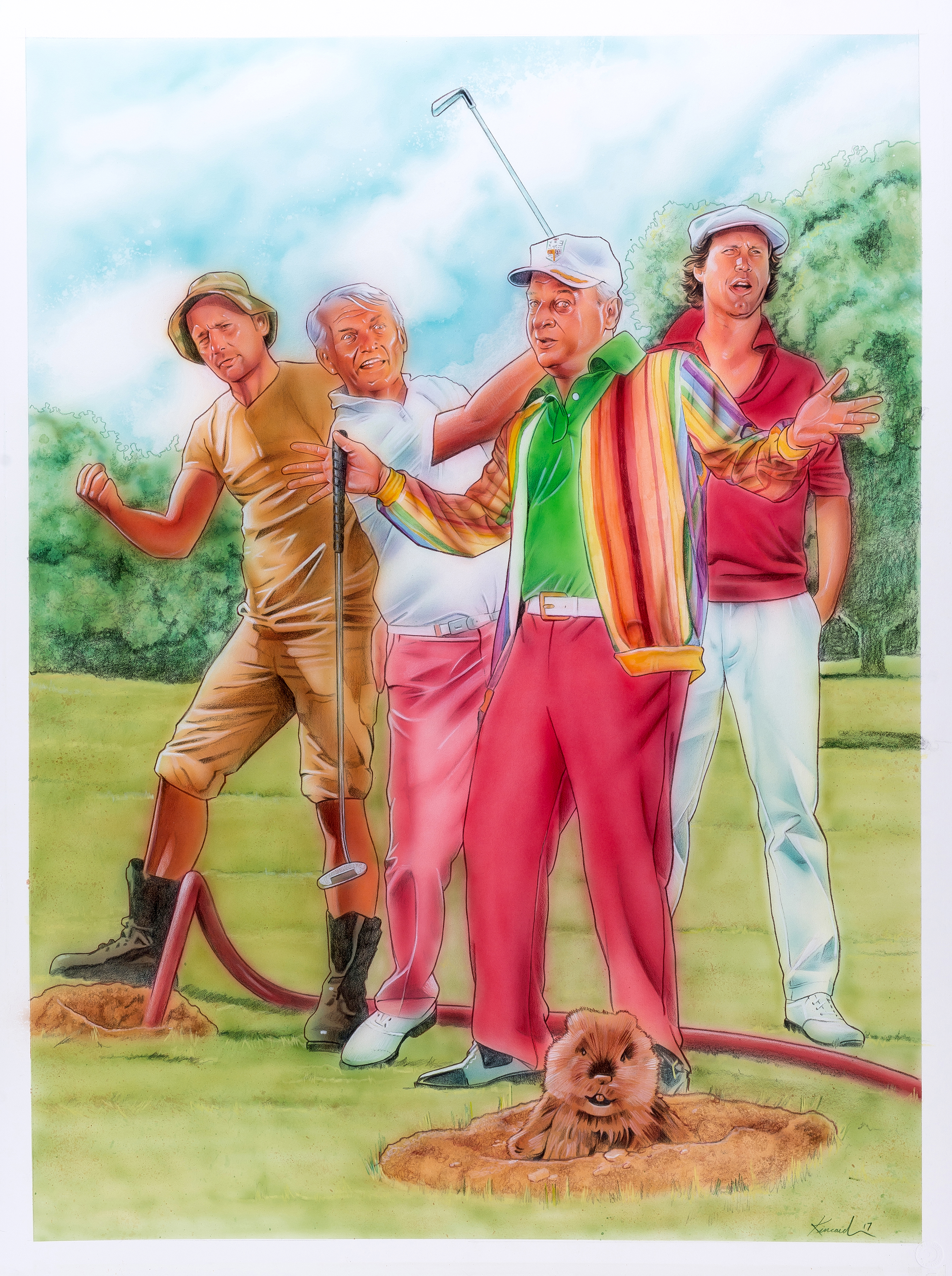 Caddyshack Painting At Explore Collection Of