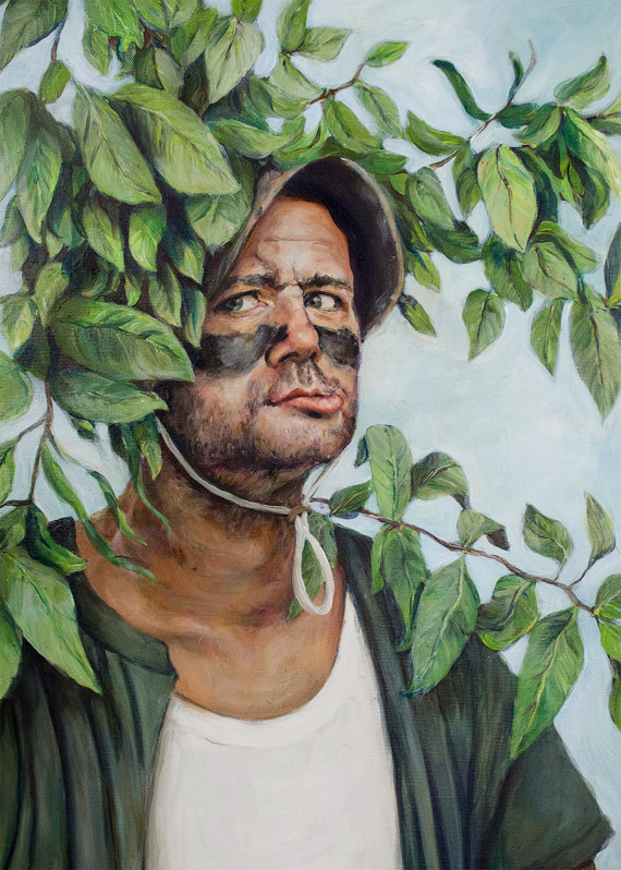 570x798 Bill Murray In Caddyshack Fine Art Painting Print Carl - Caddyshack Painting