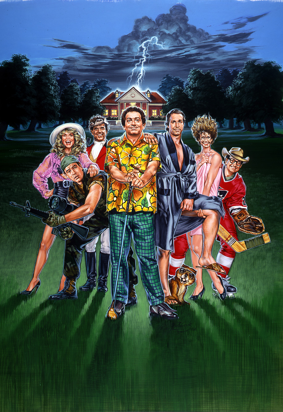 Ретро комедии. Постер Caddyshack.1980. Постер комедии. Комедийные сюжеты. Фильмы комедии ретро.