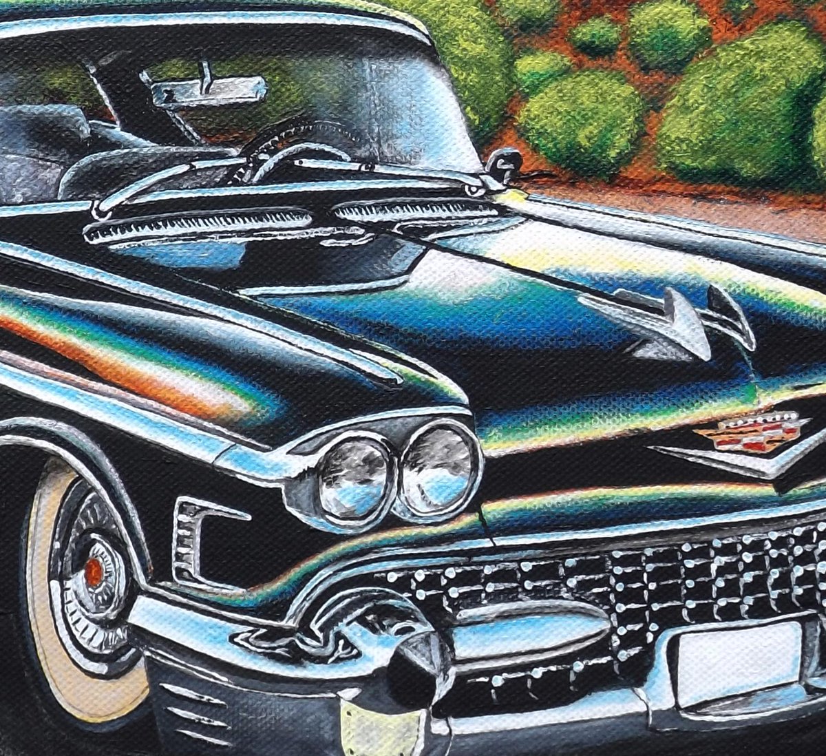 1200x1098 Spm Artwork On Twitter Httpt.cowouwqosvwv - Cadillac Painting