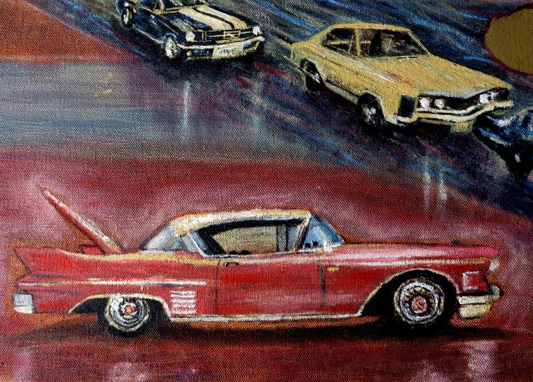 770x552 Saatchi Art Cadillac Painting By Daniel Gomez Garzon - Cadillac Painting