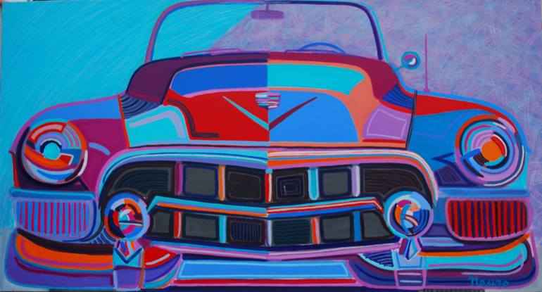 770x415 Saatchi Art Cadillac Painting By Pancho Malezanov - Cadillac Painting