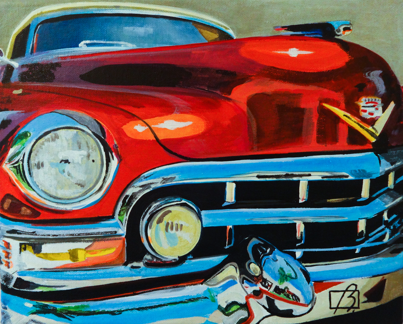 1600x1289 Cadillac Andre Beaulieu Studio - Cadillac Painting