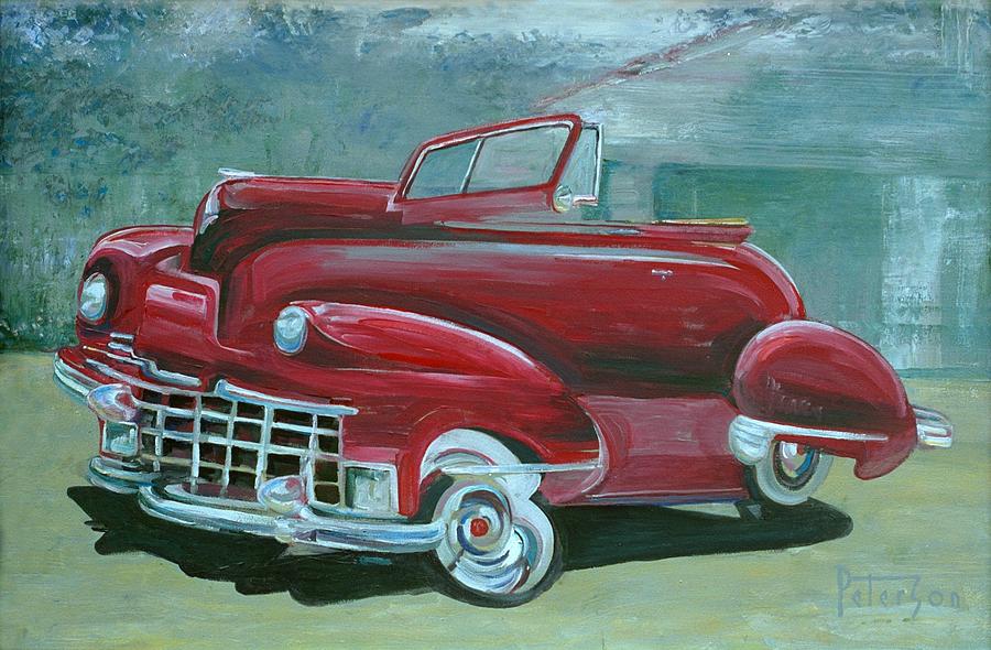 900x590 Cadillac 47 Painting By Gary Peterson - Cadillac Painting