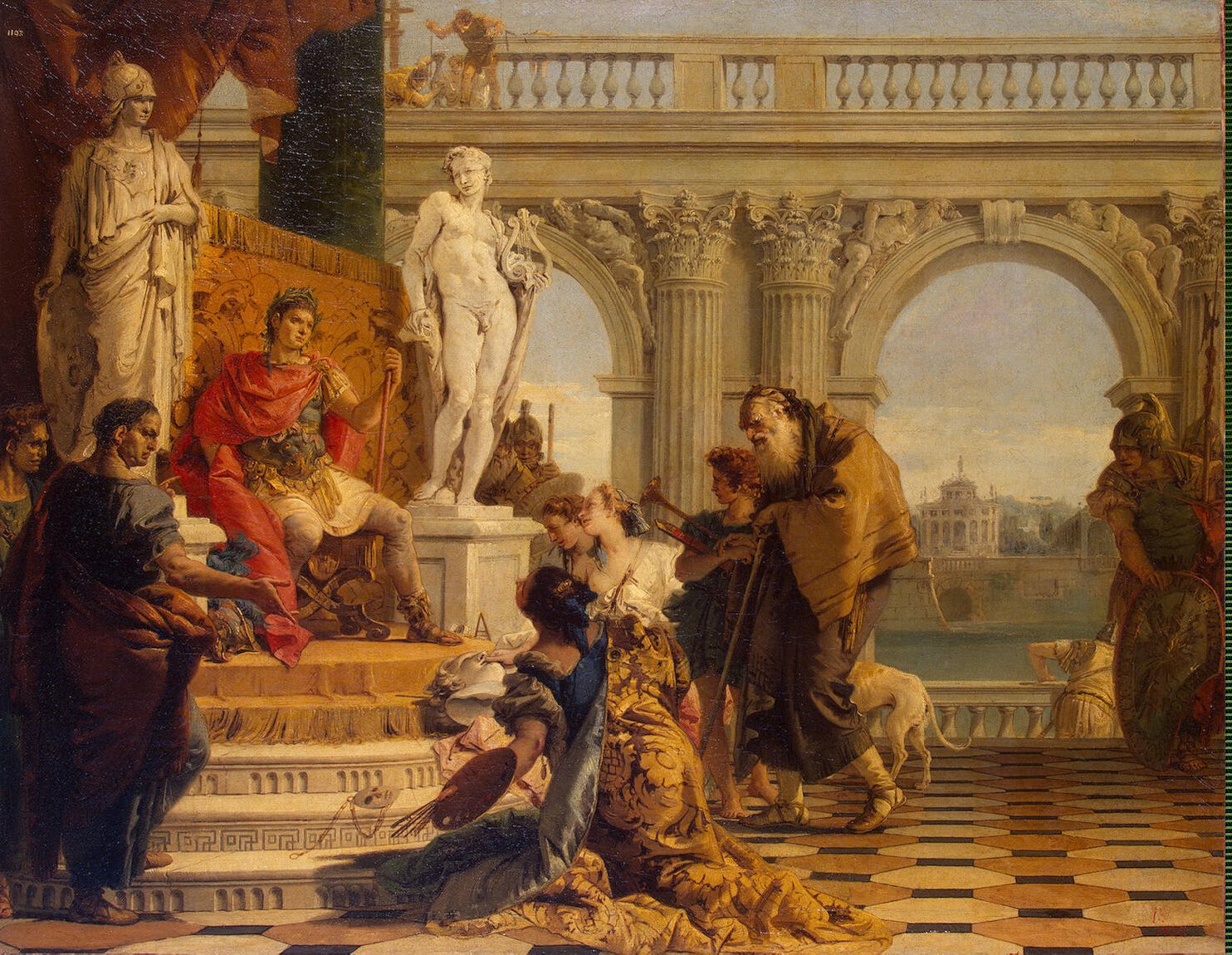 1484x1150 Octavian Annoyz View - Caesar And Cleopatra Painting