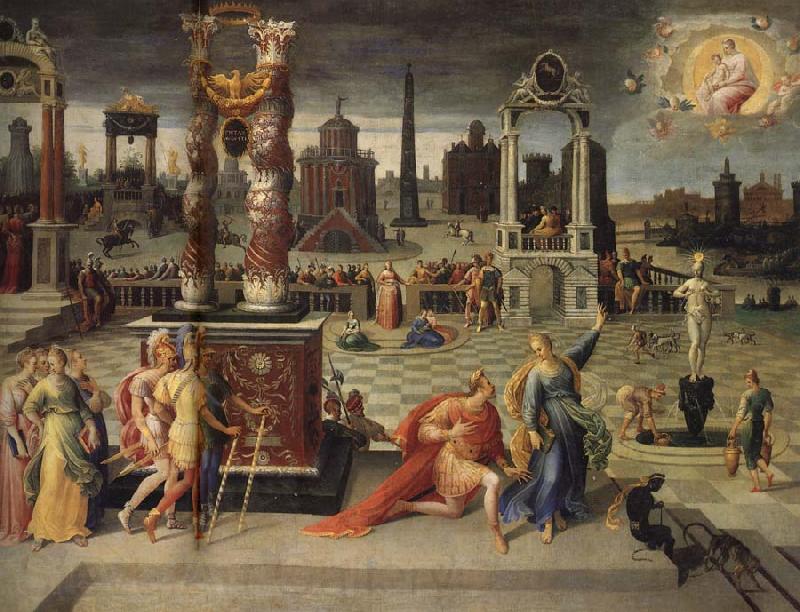 800x612 Caesar Augustus And The Tiburtine Sybil Antoine Caron - Caesar Augustus Painting