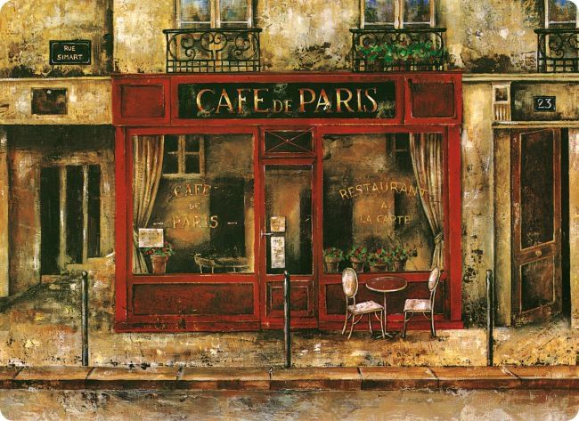 Cafe De Paris Painting at PaintingValley.com | Explore collection of ...