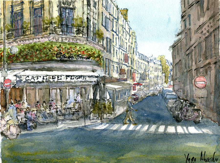 Cafe De Paris Painting at PaintingValley.com | Explore collection of ...