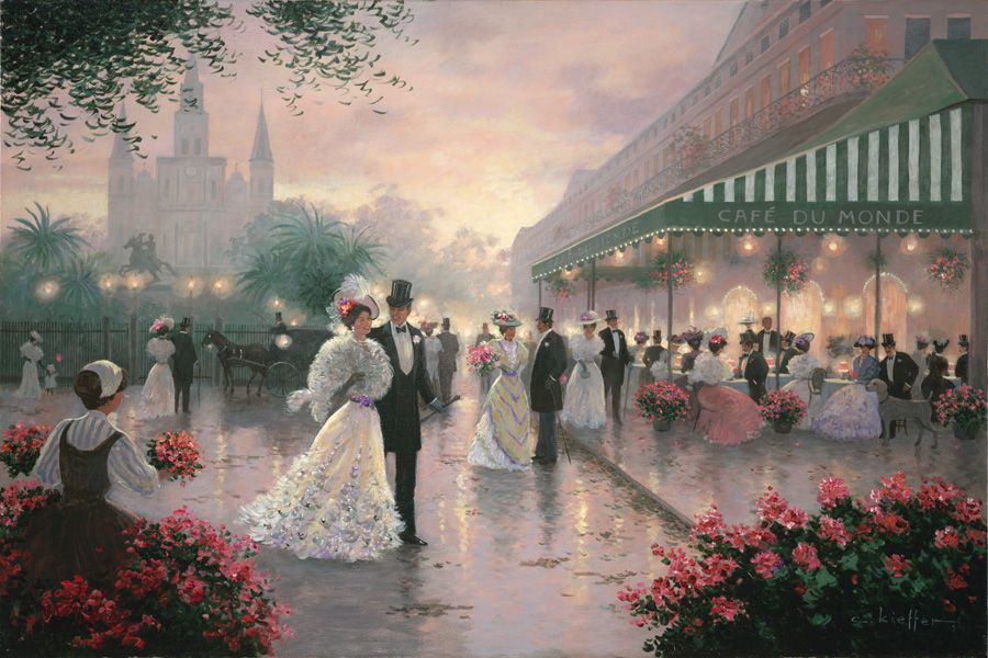 900x600 A Beautiful Painting By Christa Kieffer Of Cafe Du Monde. I Will - Cafe Du Monde Painting