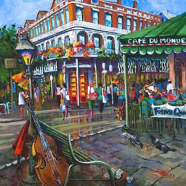 600x600 Cafe Du Monde Painting. I Love It Artfully Wonderful - Cafe Du Monde Painting