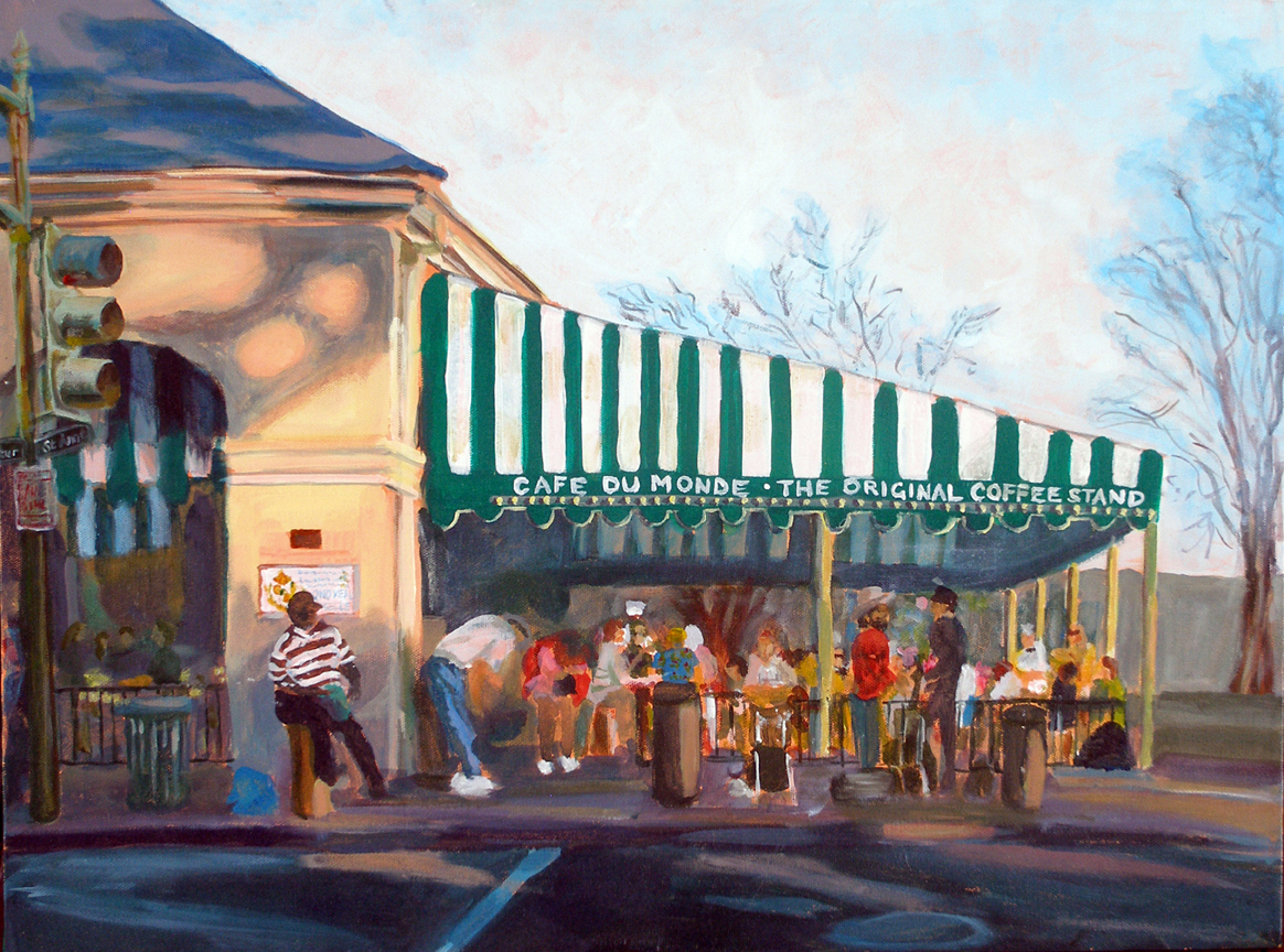1164x864 Shell Meredith - Cafe Du Monde Painting