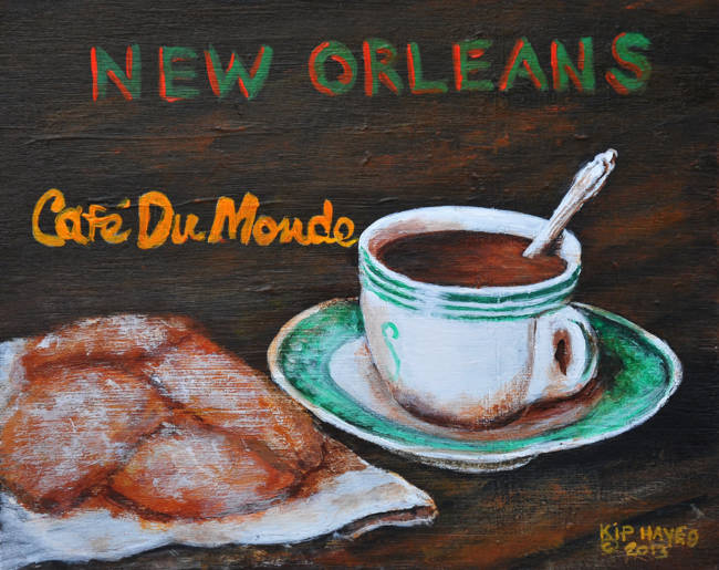 650x515 Cafe Du Monde - Cafe Du Monde Painting