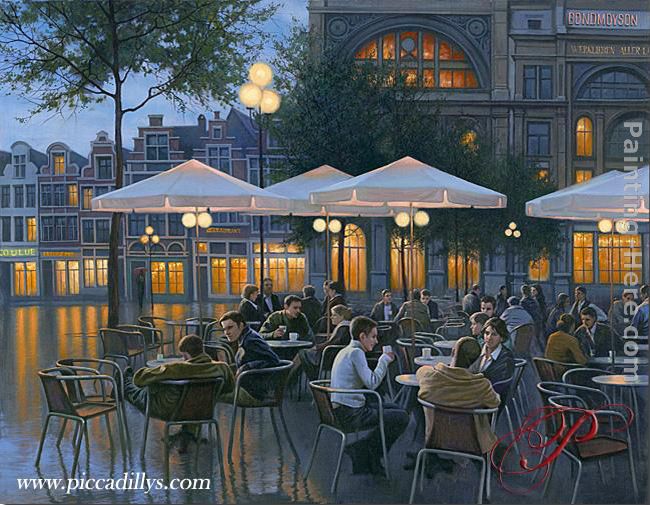 650x505 Alexei Butirskiy Evening Cafe Painting Anysize 50% Off - Cafe Painting