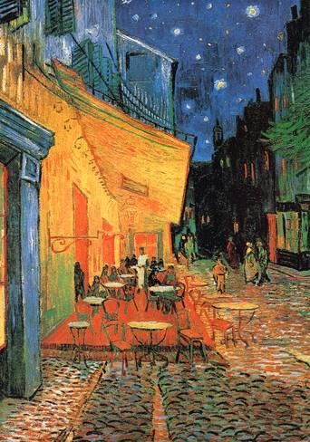 Cafe Terrace Painting at PaintingValley.com | Explore collection of ...