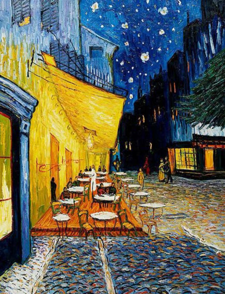 918x1200 Cafe Terrace - Cafe Terrace Painting