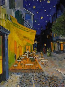 226x300 Vincent Van Gogh Cafe Terrace - Cafe Terrace Painting