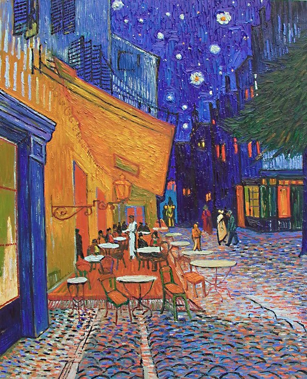 600x740 Cafe Terrace - Cafe Terrace Painting
