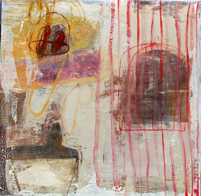 640x626 Suzanna Lang The Caged Bird - Caged Bird Painting