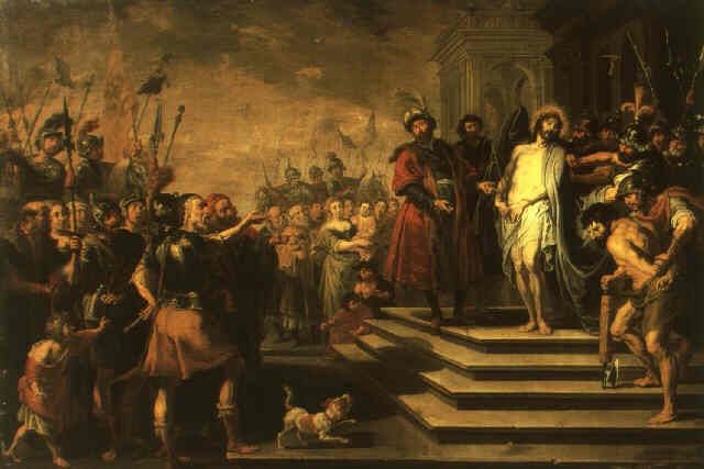 640x427 Christ Before Caiaphas By Willem Van Herp The Elder Beautiful - Caiaphas Painting