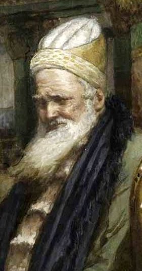 281x535 Jesus And The High Priest Annas - Caiaphas Painting