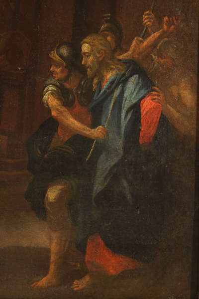 400x600 Jesus Brought Before Caiaphas - Caiaphas Painting