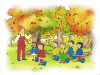 400x300 Caillou S02e30 - Caillou Painting