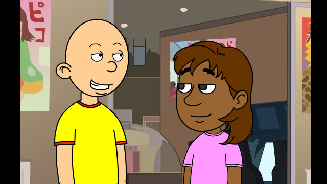 640x360 Image - Caillou Painting