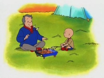 400x300 Caillou (Ca) Season 1 - Caillou Painting