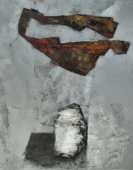 425x542 Composition Avec Caillou (Isabelle Viennois) - Caillou Painting