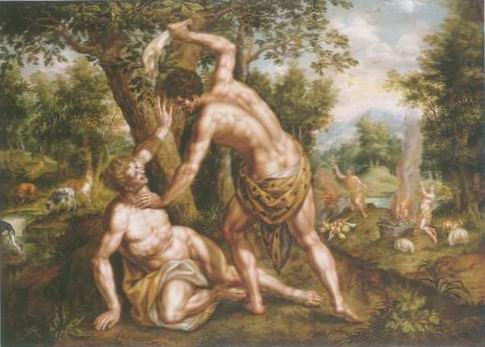 485x347 Cain And Abel Painting, A Dennis Van Alsloot Paintings - Cain Painting