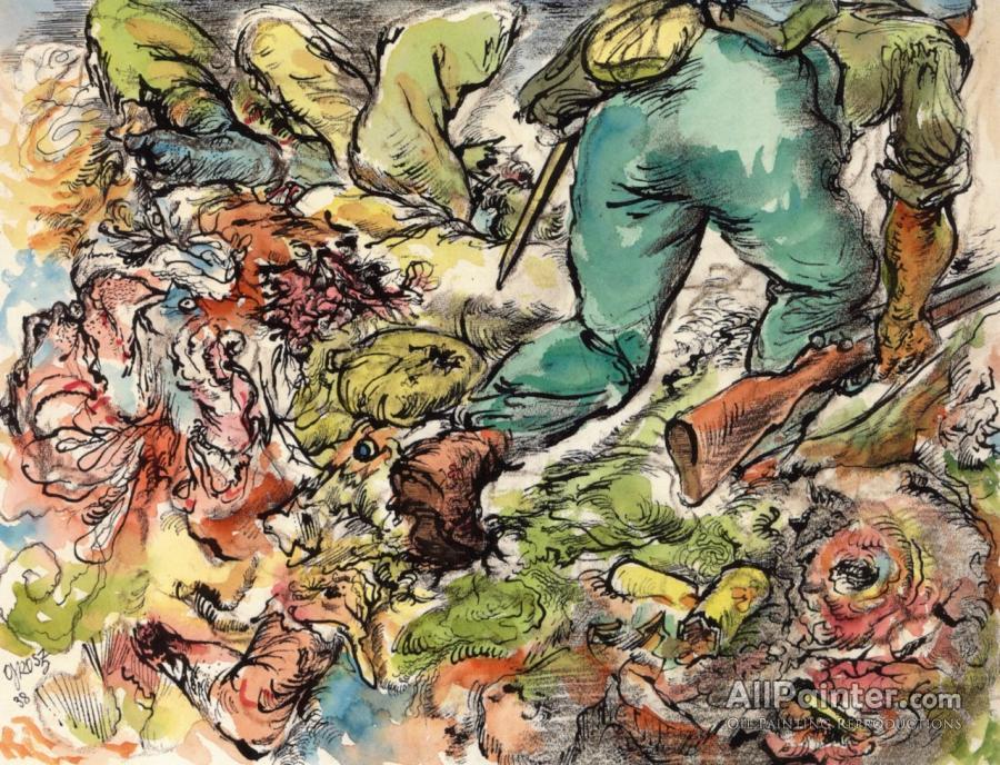 900x688 George Grosz Cain And Abel Oil Painting Reproductions For Sale - Cain Painting