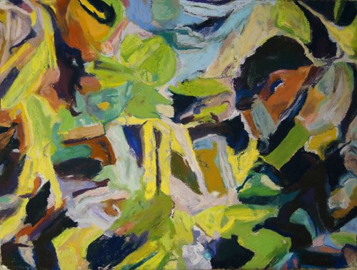 500x378 Yours And The Light From It, Un Buoyed By Patricia Cain (2017 - Cain Painting