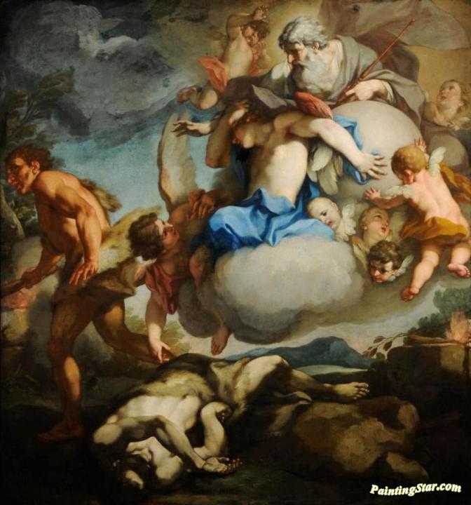 672x720 Cain And Abel Artwork By Antonio Balestra Oil Painting Amp Art - Cain Painting