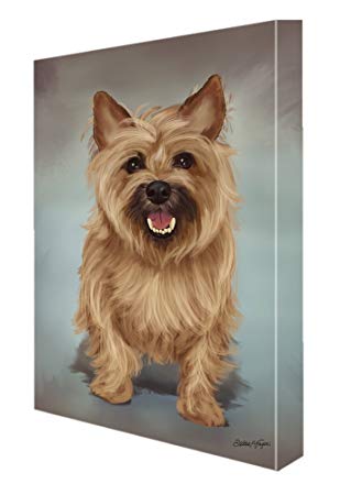 319x450 Cairn Terrier Dog Painting Printed On Canvas Wall Art - Cairn Terrier Painting