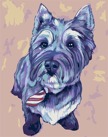 420x531 Cairn Terrier - Cairn Terrier Painting