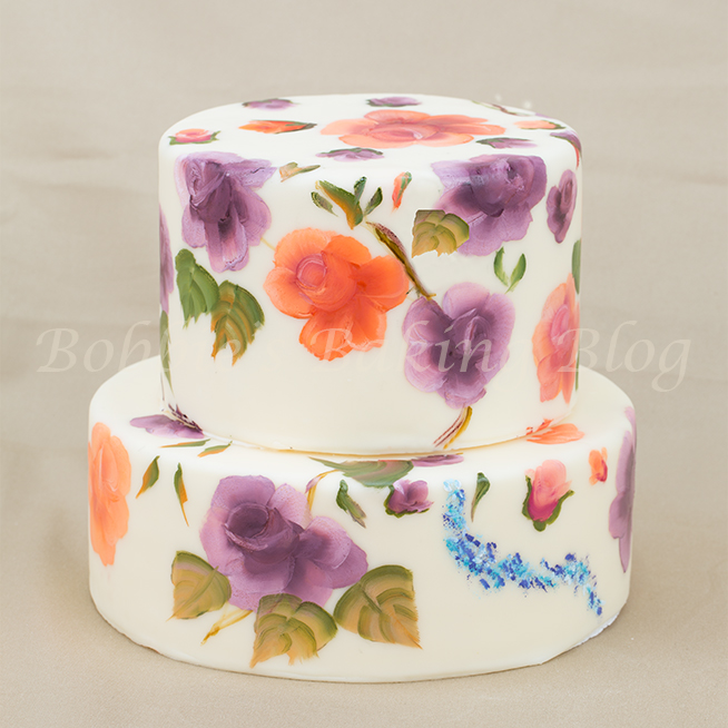 654x654 Learn The Beauty Of Hand Painted Cakes Bobbies Baking Blog - Cake Painting