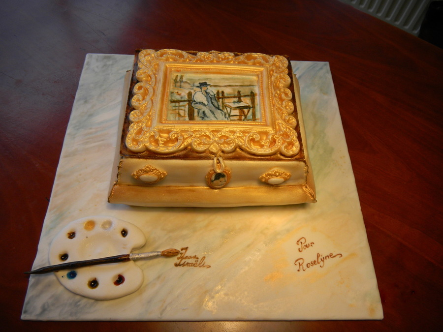 900x675 My Friend Roselyne Loves The Paintings Of Isaac Israels Dutch - Cake Painting Artist