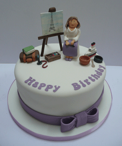 250x300 Sport Themed Cakes, Football, Rugby, Swimming Fun Cakes - Cake Painting Artist