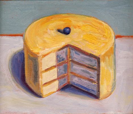 468x400 Wayne Thiebaud Cake Paintings 96th Birthday - Cake Painting Artist