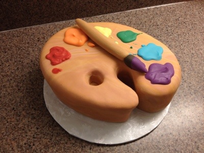 400x300 Art Cake Kathryn's Cake Shoppe - Cake Painting Artist