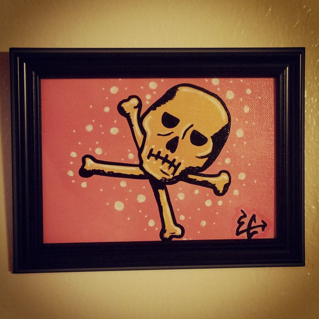 1016x1016 Esteve Calavera La Calavera Painting Online Store Powered By - Calavera Painting