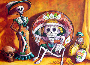 Calavera Painting at PaintingValley.com | Explore collection of ...